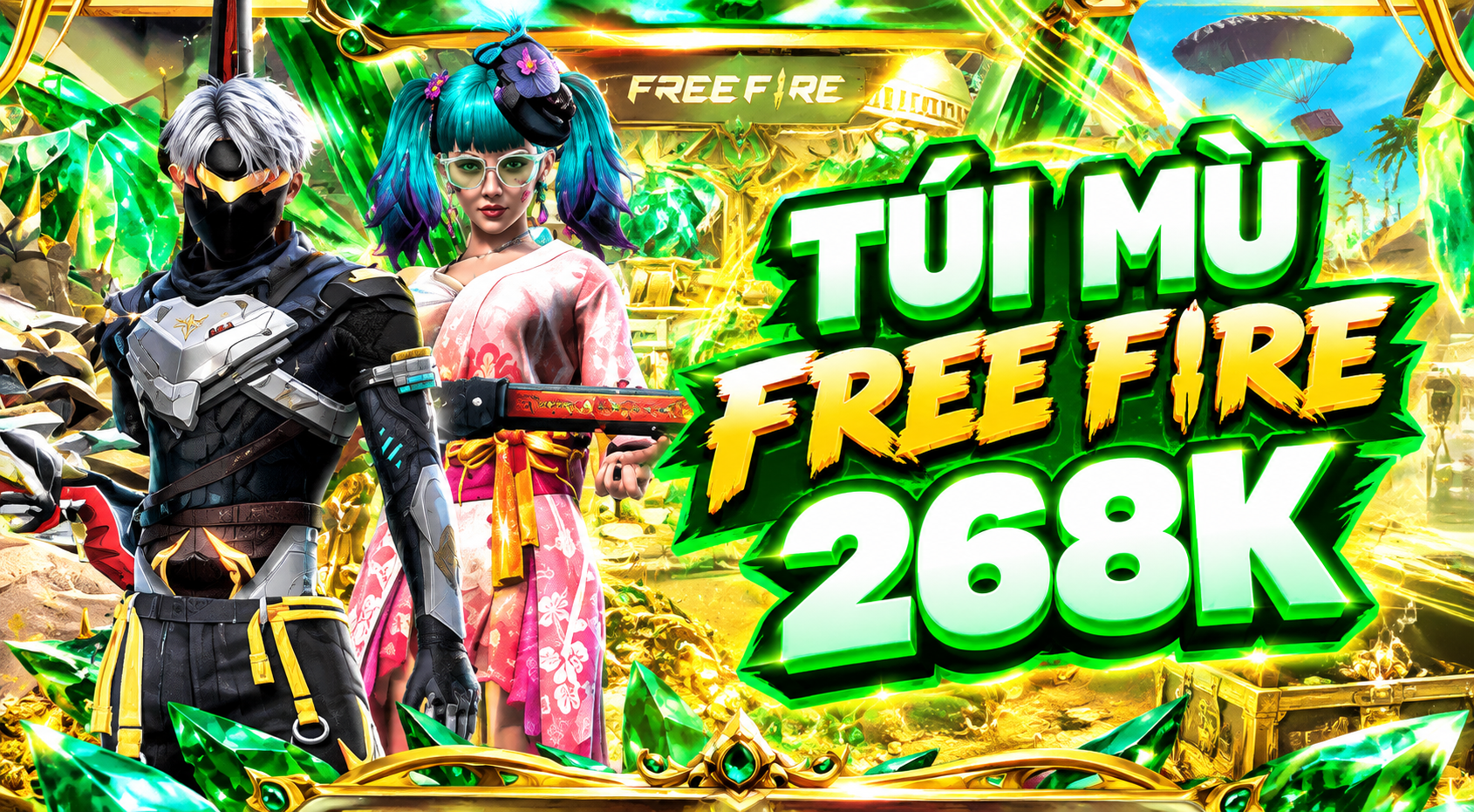 TÚI MÙ FREE FIRE 268K